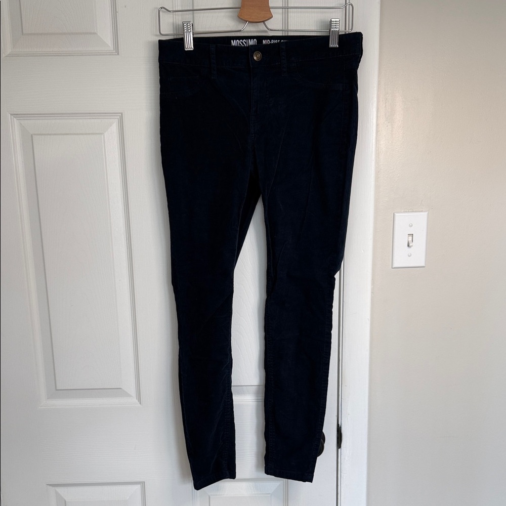 Miss Me Women's Dark Blue Corduroy Skinny Jeans